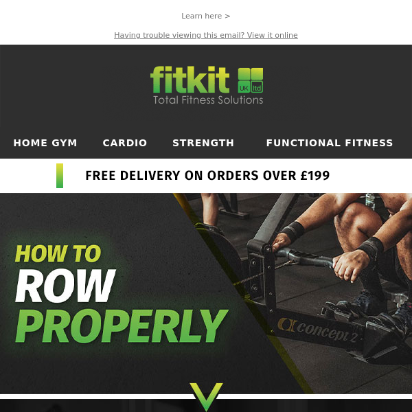 Learn to row with FitKit