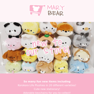 ⭐️Just arrived from Japan!⭐️New kawaii plushies + Rilakkuma New Arrivals!