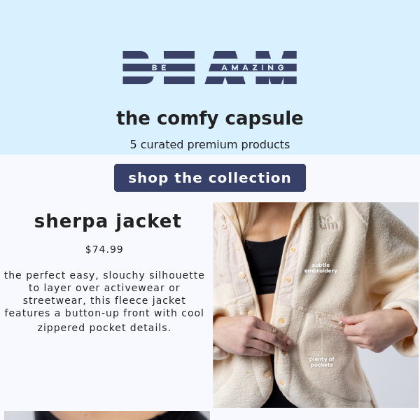 introducing the comfy capsule