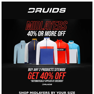 MONDAY MIDLAYERS 40% OFF 🥵 🏌️‍♂️