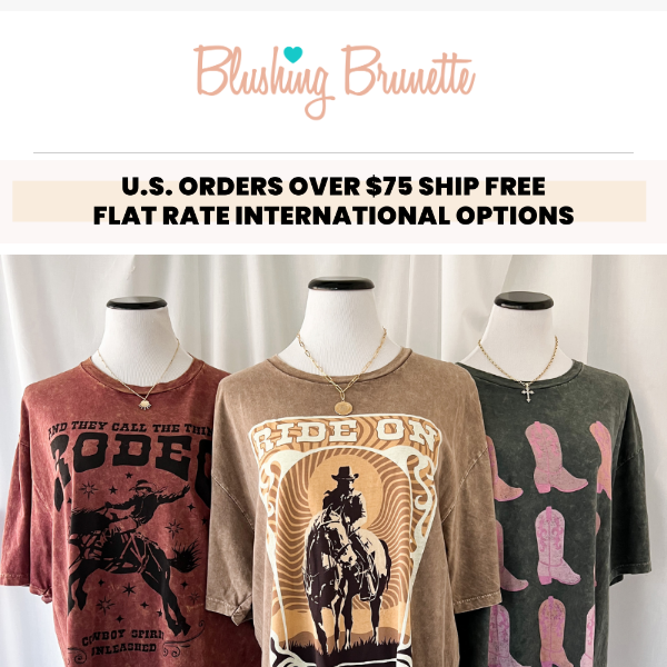 The Blushing Brunette Boutique - Latest Emails, Sales & Deals