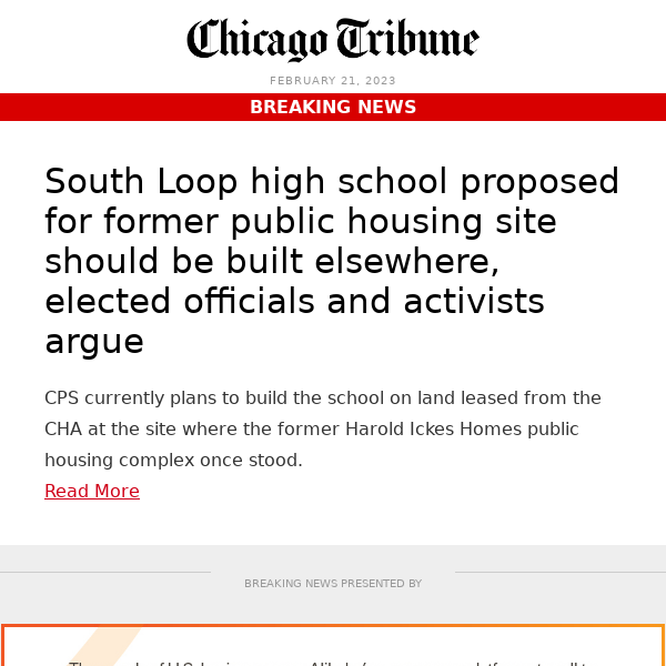 Protestors call for alternate site for new South Loop high school