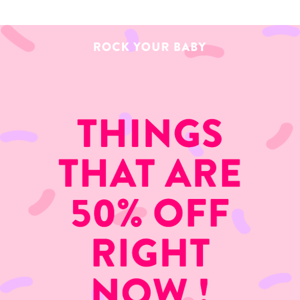 ALL THINGS 50% OFF 💥