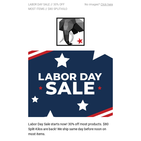 Krabot, LABOR DAY SALE // 30% OFF MOST ITEMS // $80 SPLIT-KILO