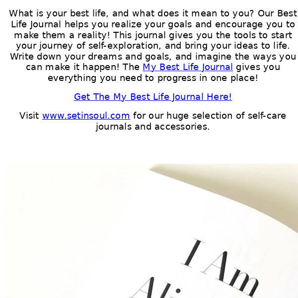 My Best Life Journal - Manifest It