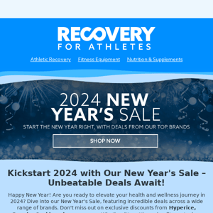 Kickstart 2024 with Our New Year's Sale – Unbeatable Deals Await!
