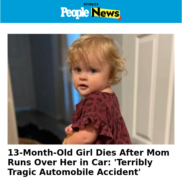 13-month-old girl dies after mom accidentally runs over her in car ...