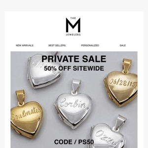 Engravable Styles 50% Off!