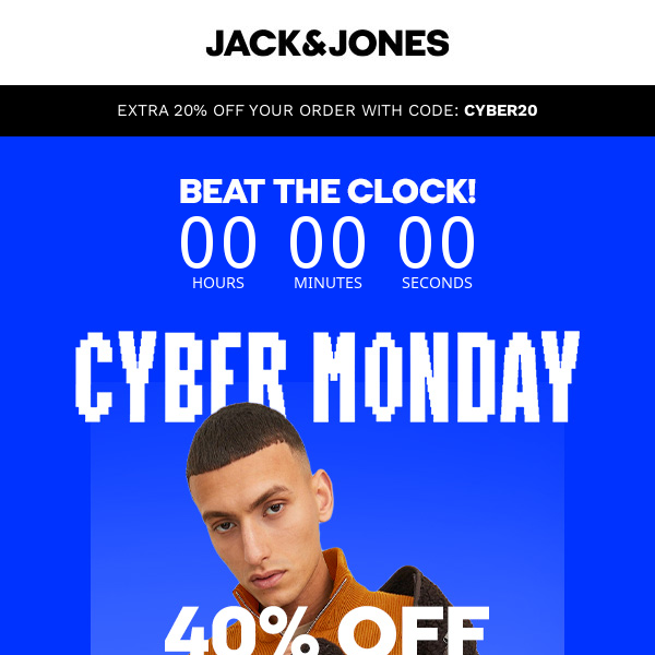 👊 Beat The Clock: 40% OFF until 6PM