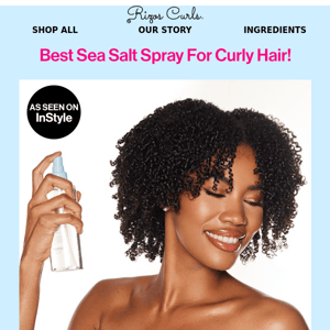 The Winner of 2023 InStyle Picks ‘Best Sea Salt Spray For Curly Hair’