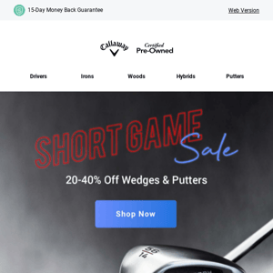 Shop The Short Game Sale + Epic Woods Sale