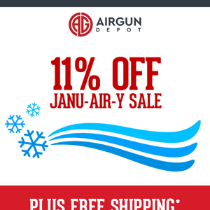 11% OFF Janu-air-y Sale