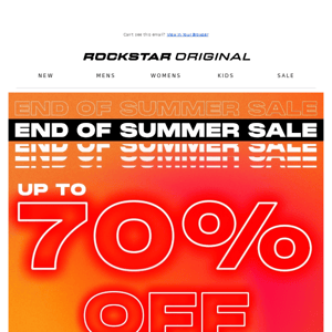☀️ End Of Summer Sale ☀️ Up to 70% Off