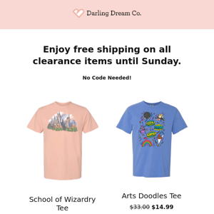 Free Shipping Weekend Sale