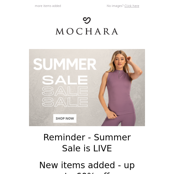 Don't forget to shop our Summer Sale