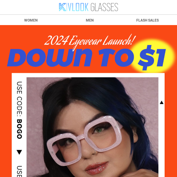 2024 Eyewear Launch!  $1 Deals + BOGO in New Year Sale! ️✨
