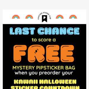 Offer Ends TOMORROW! Free goodie bag! 💀🤡🖤