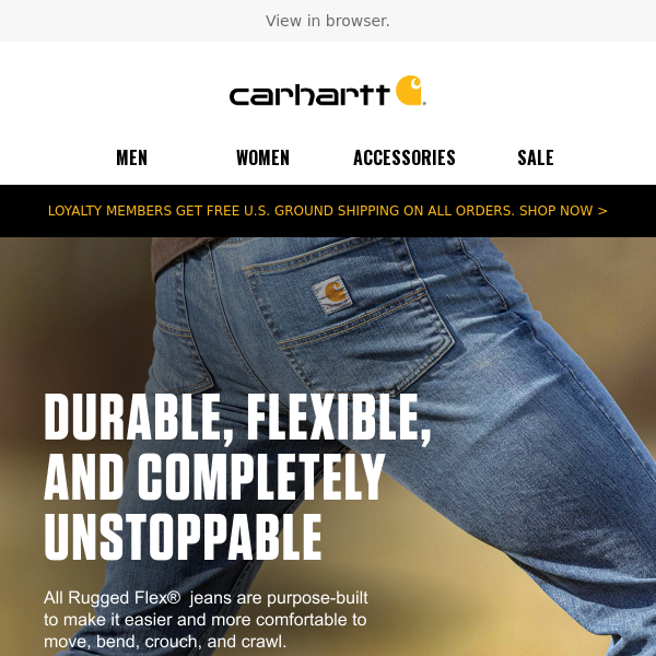 Carhartt RUGGED FLEX Relaxed Straight Jean