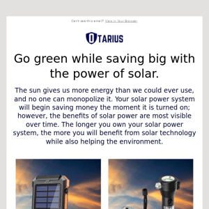 Must-Have Solar Products