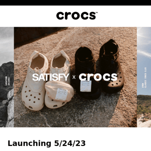 Satisfy X Crocs is coming soon