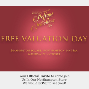 Get Your Jewellery Valued For Free Tomorrow