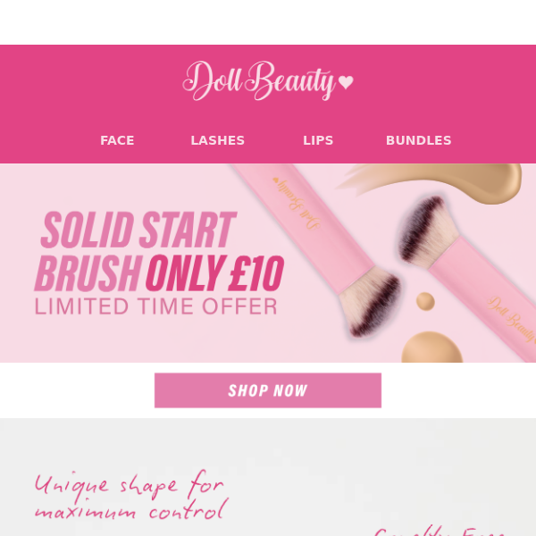 £10 Solid Start Brush ⏰ Ends Soon!