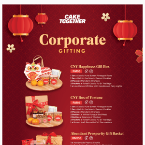 CNY Corporate Gifts that are guaranteed to impress! 🧧