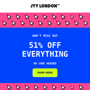 51% OFF EVERY SINGLE THING🎅