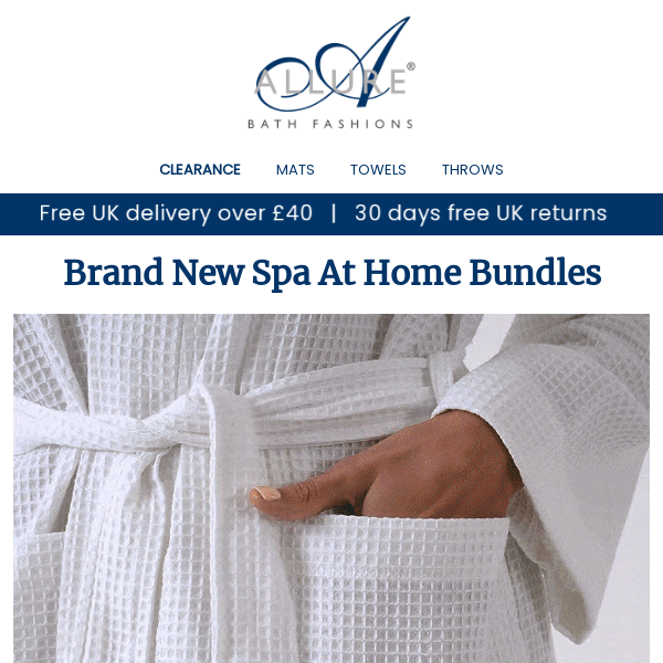 Big savings on new bathrobe bundles 🤩