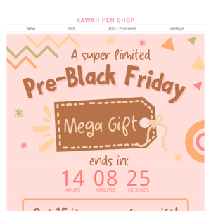 【ENDS TONIGHT🚨】Pre-Black Friday MEGA GIFT ⚡