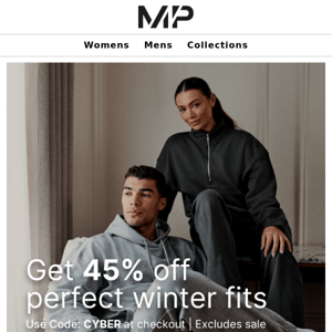 Get 45% off perfect winter fits