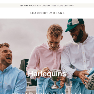 JUST IN: Harlequins X Beaufort & Blake