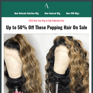 2022 Wig On Sale Collection Four Up to 50% Off Limited Quantities Afsisterwig