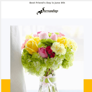 Delight friends with a thoughtful bouquet