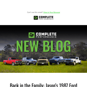 BACK IN THE FAMILY: JASON’S 1987 FORD F-250 PICKUP