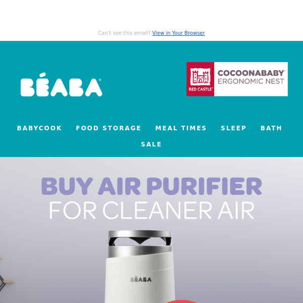 🌿Breathe Easy: 50% off Beaba Air Purifier