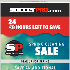 24 Hours Left To Save Up To 65% Off Site-Wide Sale!