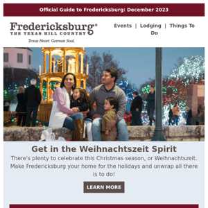 🎄Spend the Holidays in Fredericksburg