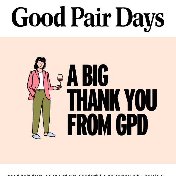 A big thank you from the GPD team!