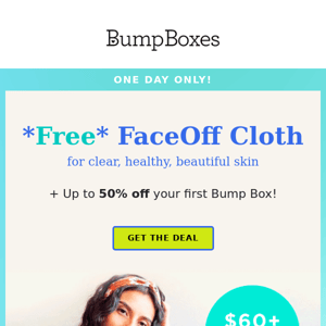 LIMITED OFFER: FREE FaceOff Cloth