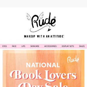 National Book Lovers Day Sale 📖 💗 25% off select palettes!