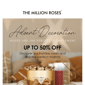 Advent Decorations Roses up to 50% OFF 💕