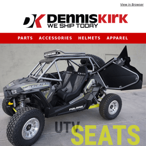 Time to shop UTV seating at DK