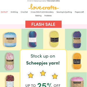 Hungry for yarn? We have a Scheepjes sale for you...