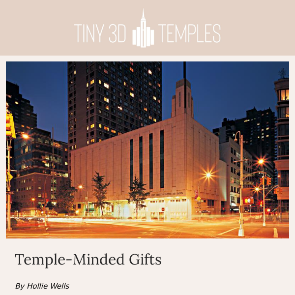 Temple-Minded Gifts