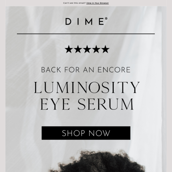 Luminosity Eye Serum is back again!