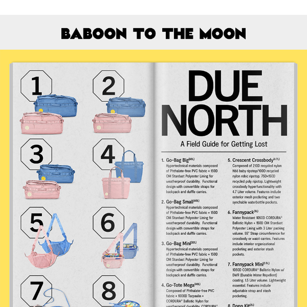 DUE NORTH: A Field Guide For Getting Lost