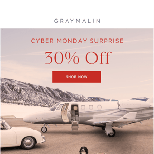 Cyber Monday: 30% Off