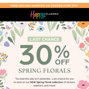 HOURS LEFT: 30% OFF Spring Florals