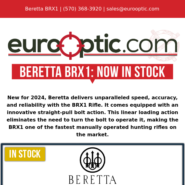 Beretta BRX1 Now In Stock! Plus a Video Overview!